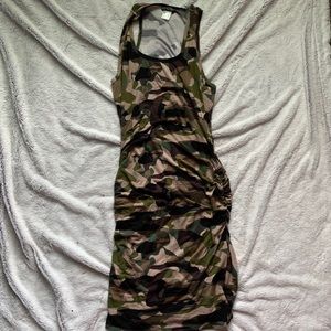 Venus Camo maxi dress